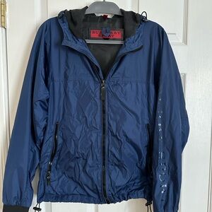 Burberry Blue Windbreaker Jacket